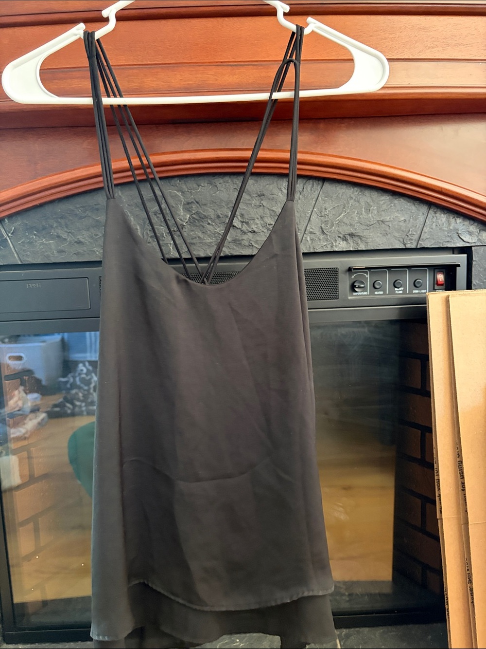 H&M Black Double-Layer Strappy Camisole
